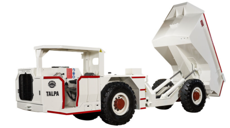 talpa maden adt10 saykoç makine yeraltı maden kamyonu